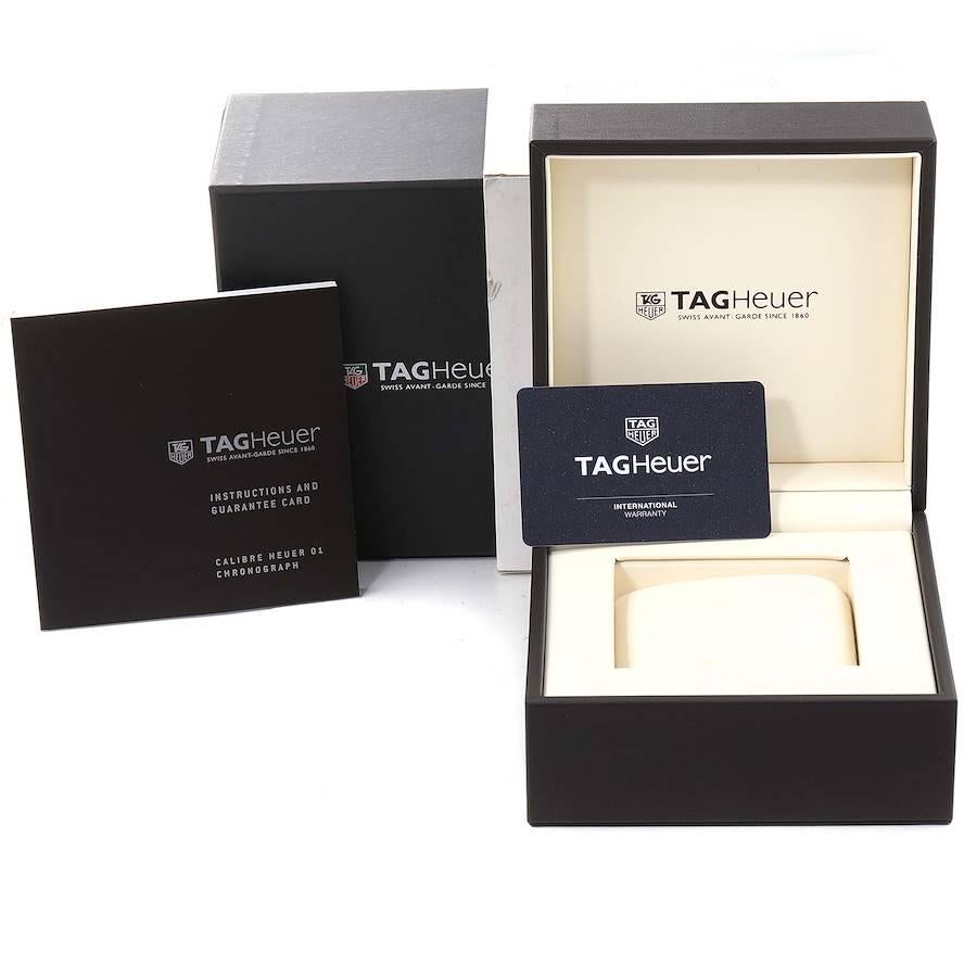 TAG Heuer Carrera Tourbillon Chronograph Titanium Mens Watch CAR5A8C Box Card 6