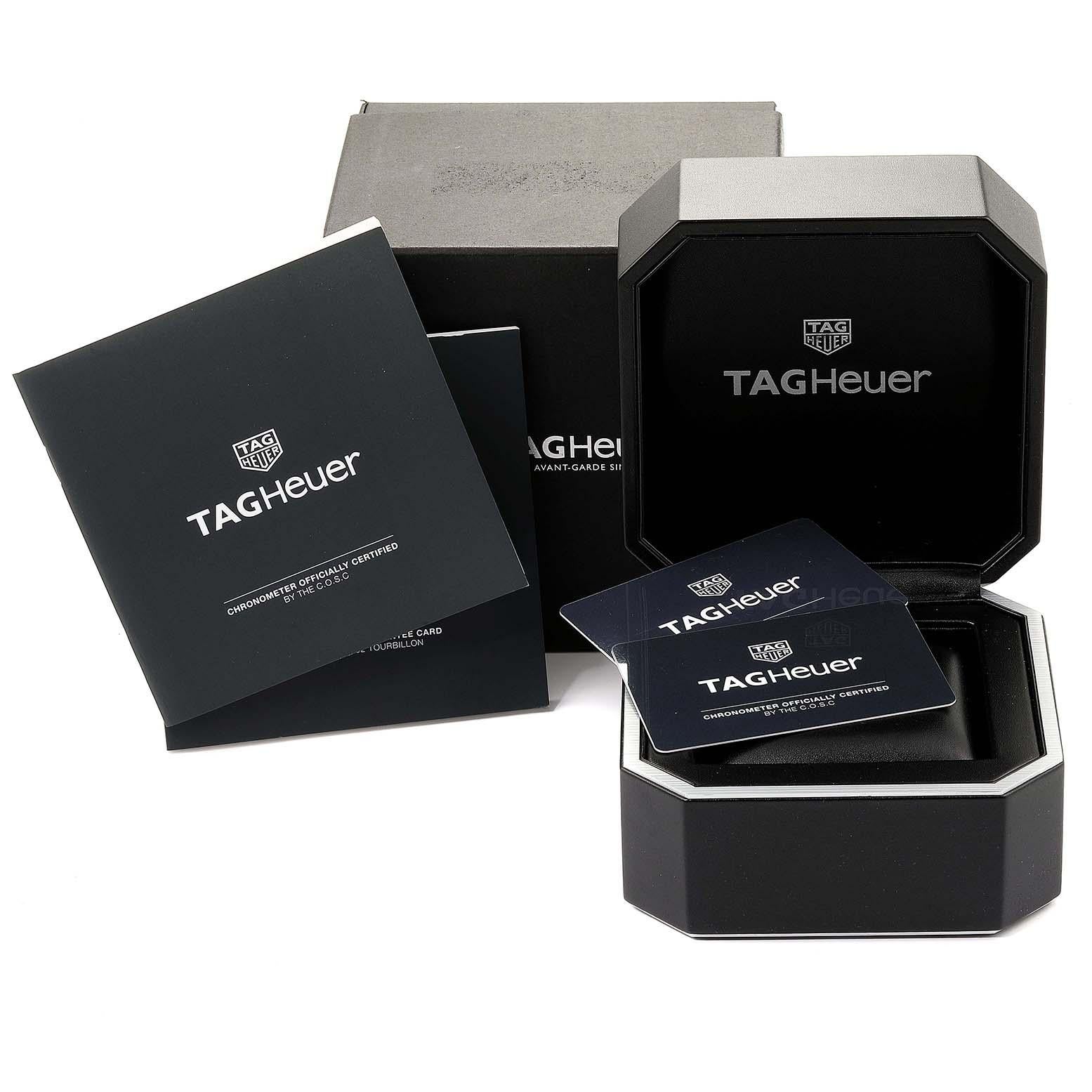 TAG Heuer Carrera Tourbillon Chronograph Titanium Men's Watch CAR5A8Y 6