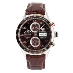 TAG Heuer Carrera CV2A12, Brown Dial Certified Authentic