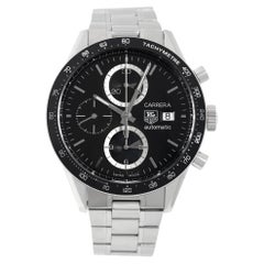 Tag Heuer Carrercv2010.ba0786 Stainless Steel w/ Black dial 42mm Automatic watch