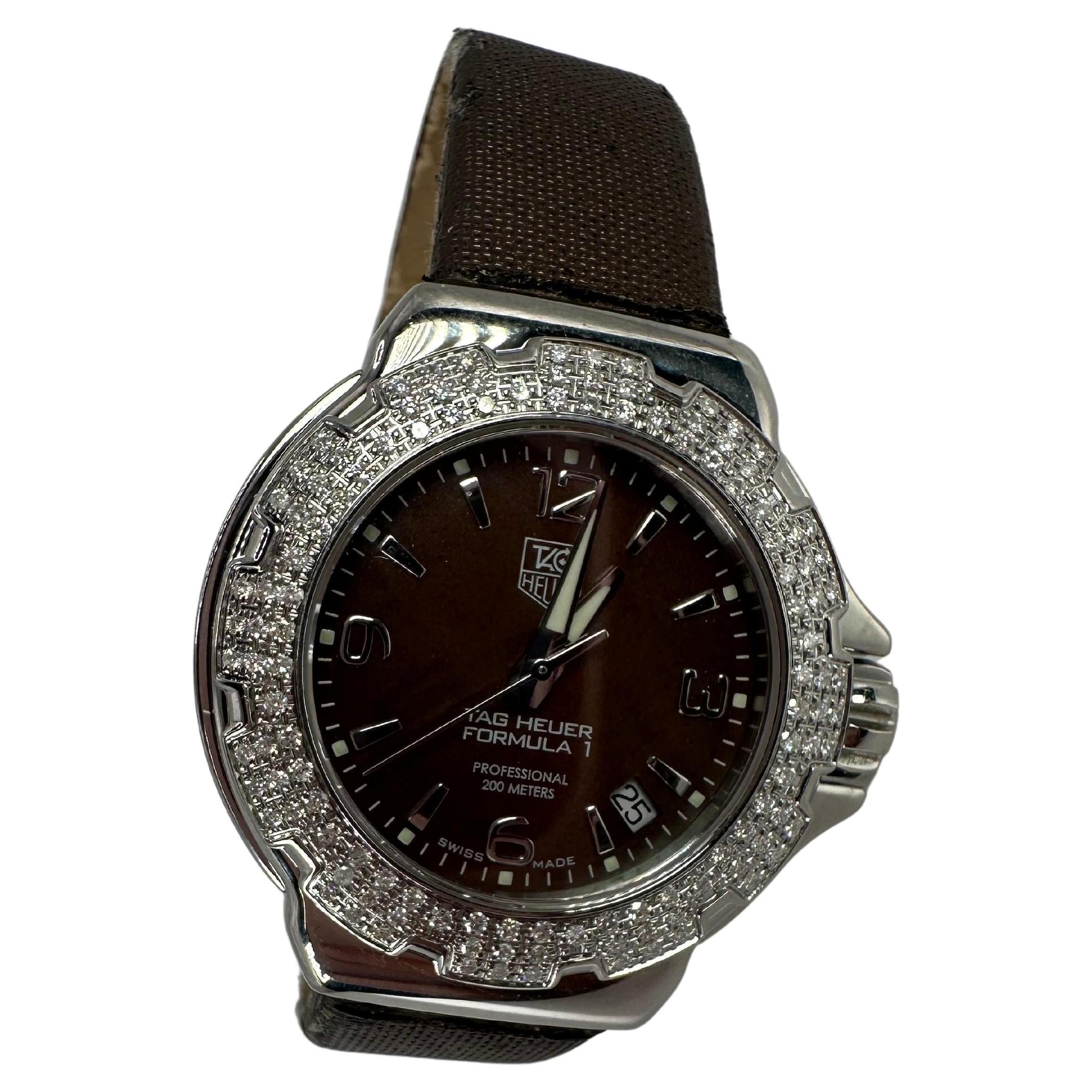 Tag Heuer diamond watch vintage
