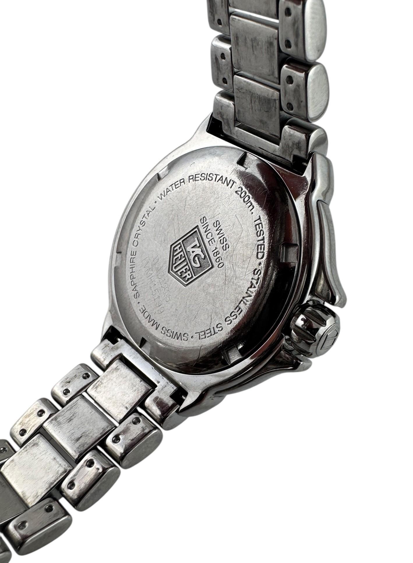 Tag Heuer F1 Ladies Watch Diamond Bezel Pink MOP Dial 37mm #20554 1