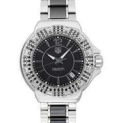 TAG Heuer Formula 1 36mm Steel Ceramic Black Dial Ladies Watch WAH1216.BA0859