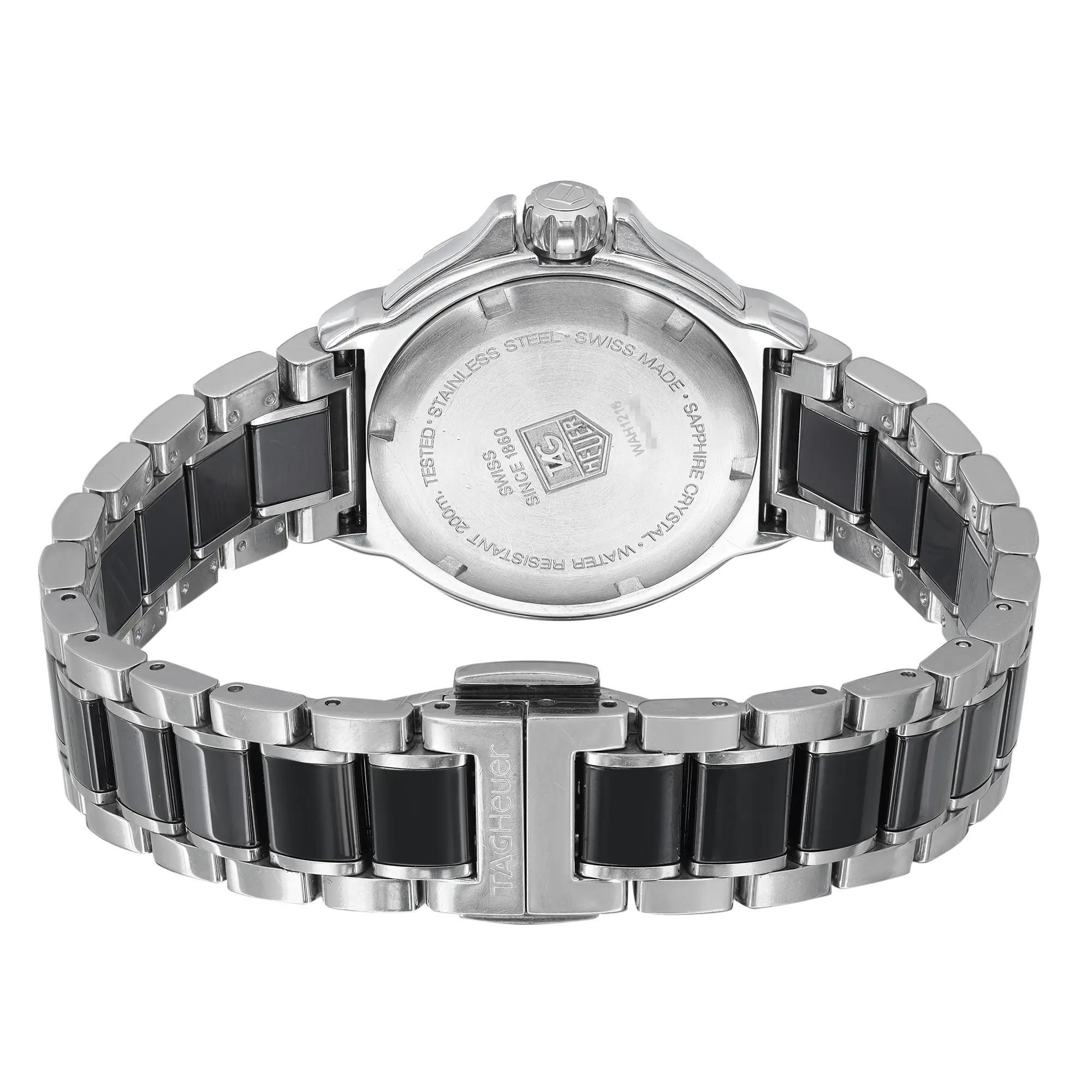 Women's TAG Heuer Formula 1 36mm Steel Ceramic Black Dial Ladies Watch WAH1216.BA0859 For Sale