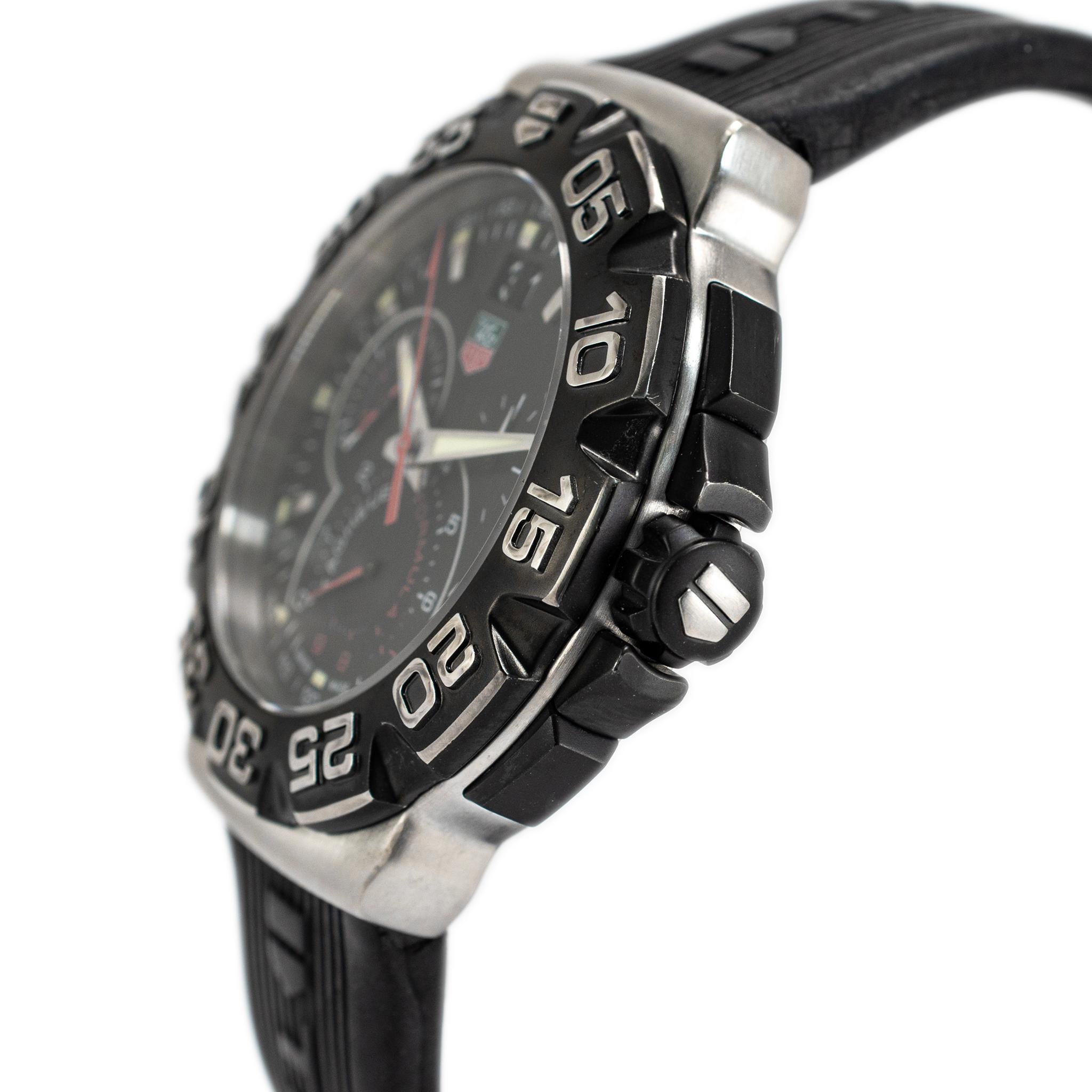 Reloj TAG Heuer Formula 1 43MM CAZ1010 Cuarzo Esfera Negra 200M Acero Inoxidable en Excelente estado para la venta en Houston, TX