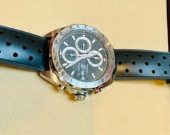 TAG HEUER FORMULA 1 Automatic Chronograph, 44 mm, Steel CAZ2010.WEA8098 Leather
