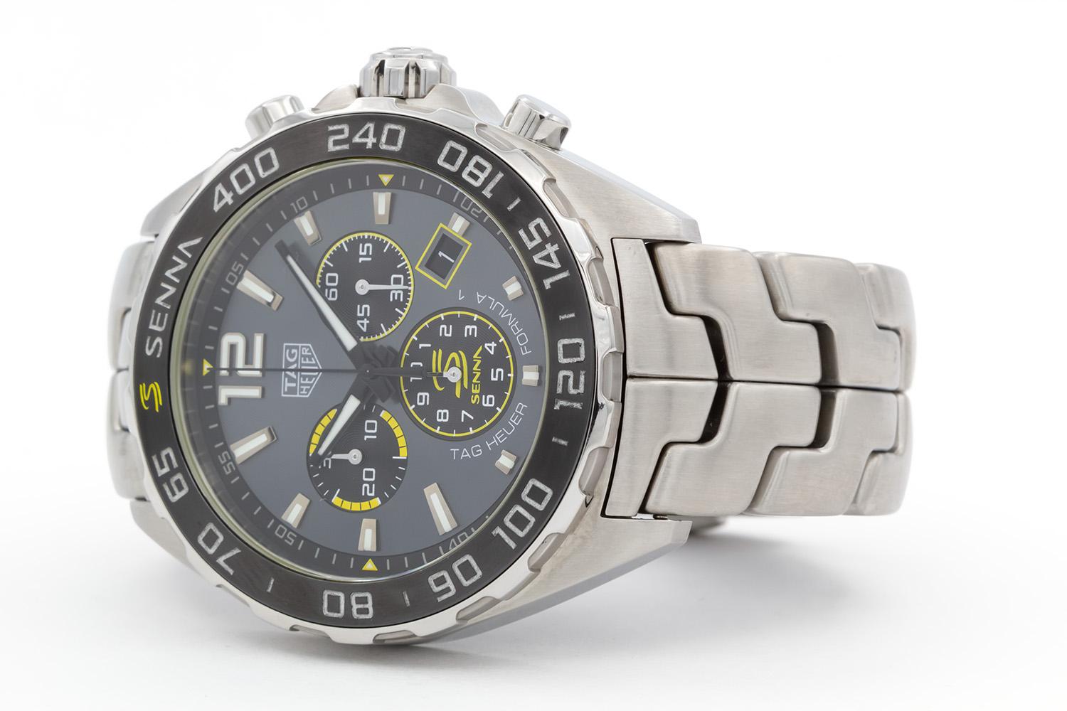 Contemporary TAG Heuer Formula 1 Ayrton Senna Special Edition Quartz Chronograph CAZ101AF BNP