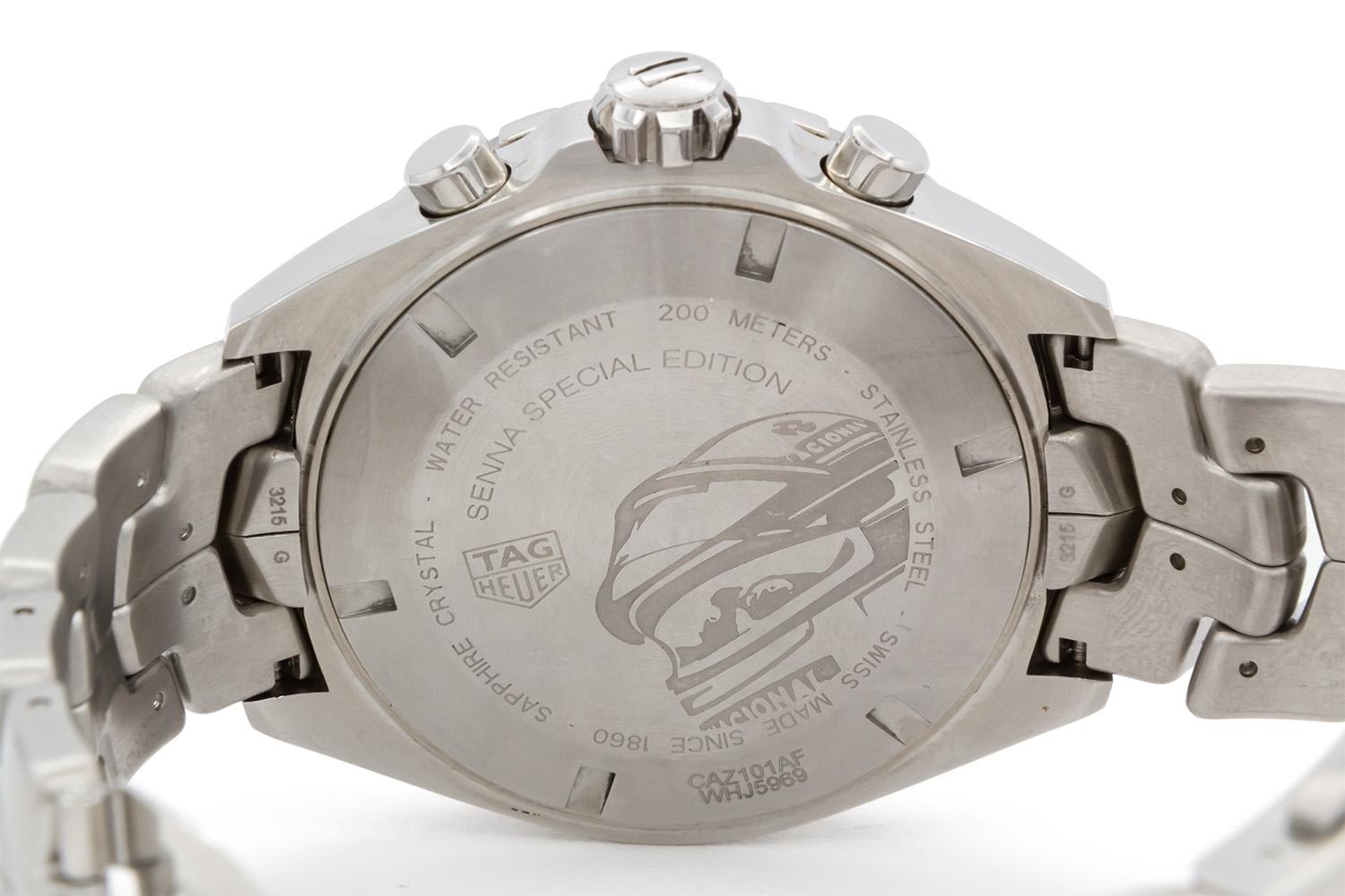TAG Heuer Formula 1 Ayrton Senna Special Edition Quartz Chronograph CAZ101AF BNP 1
