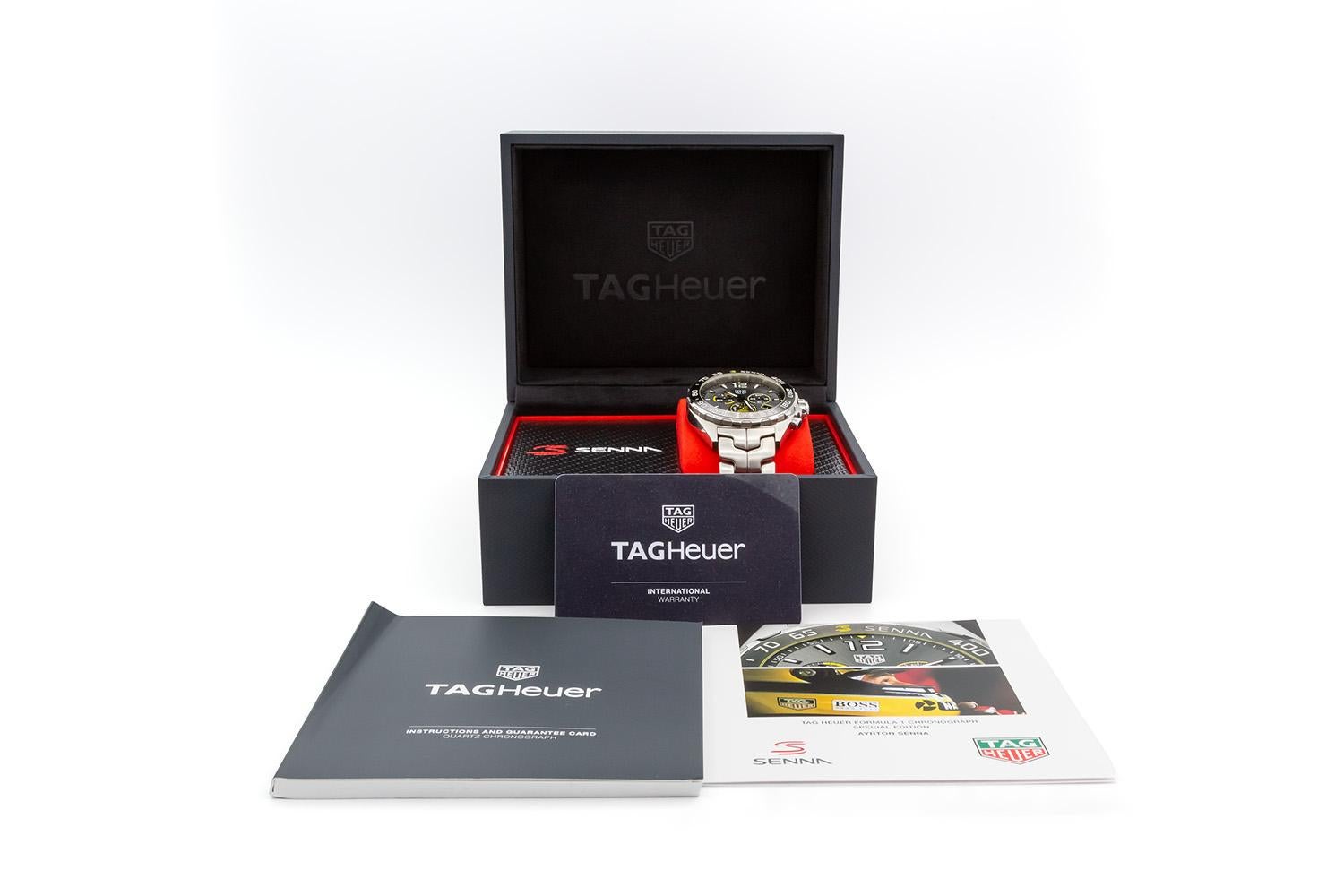 TAG Heuer Formula 1 Ayrton Senna Special Edition Quartz Chronograph CAZ101AF BNP 3