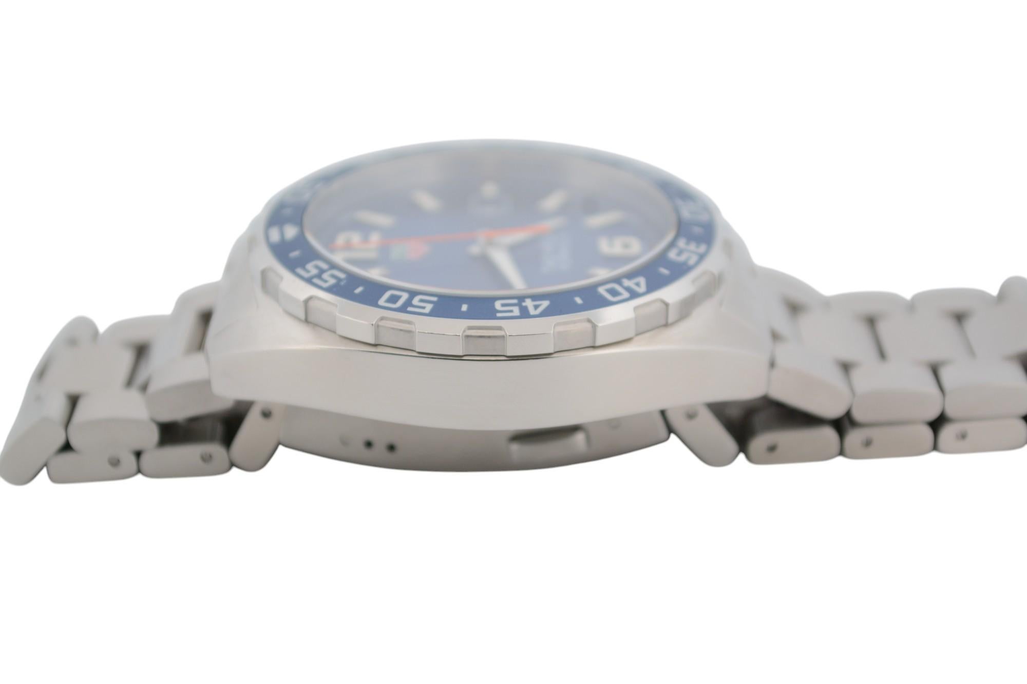 Tag Heuer Formula 1 Blue Dial 43 Stainless Steel Quartz Ref: WAZ1010 9