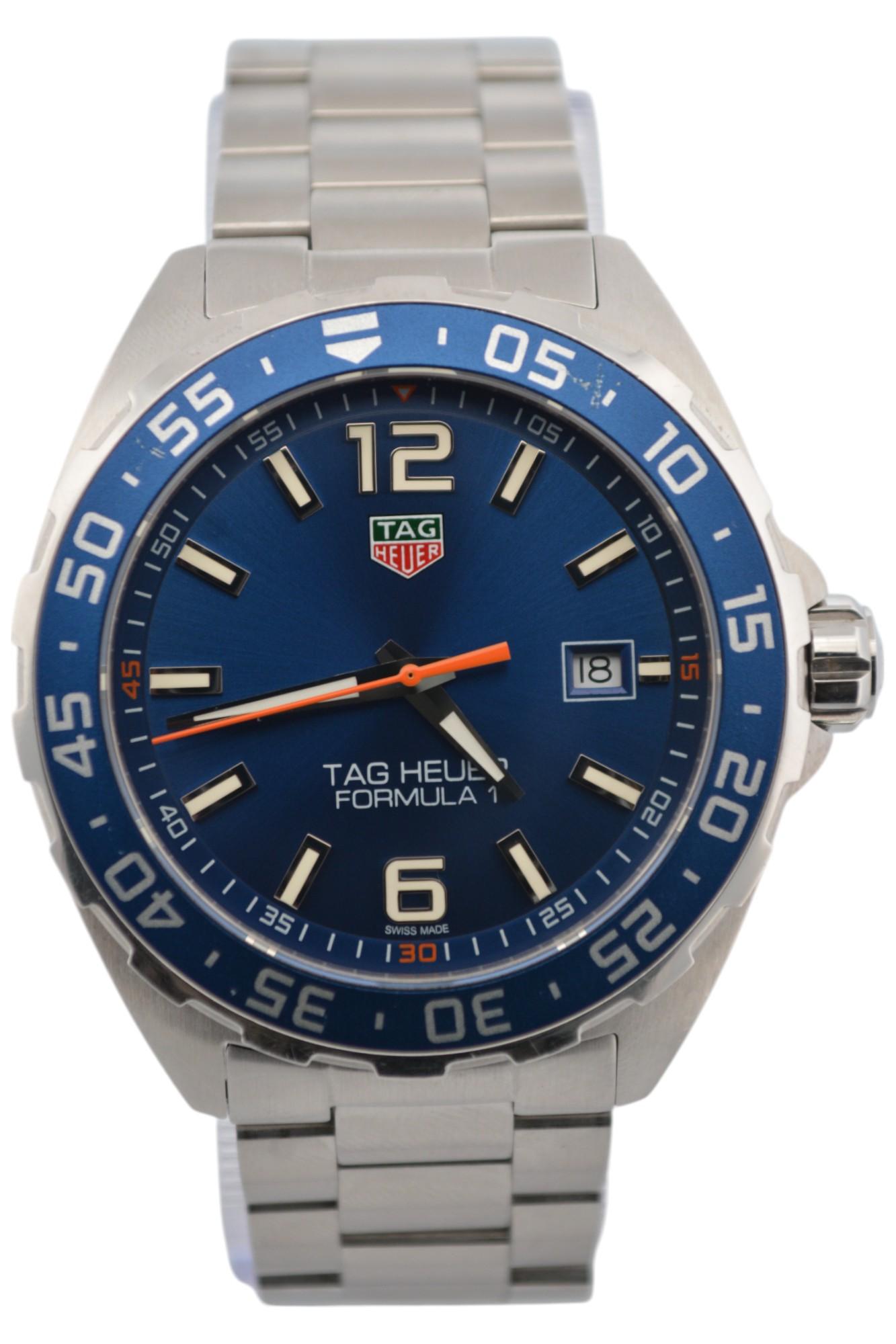 Tag Heuer Formula 1 Blue Dial 43 Stainless Steel Quartz Ref: WAZ1010 10