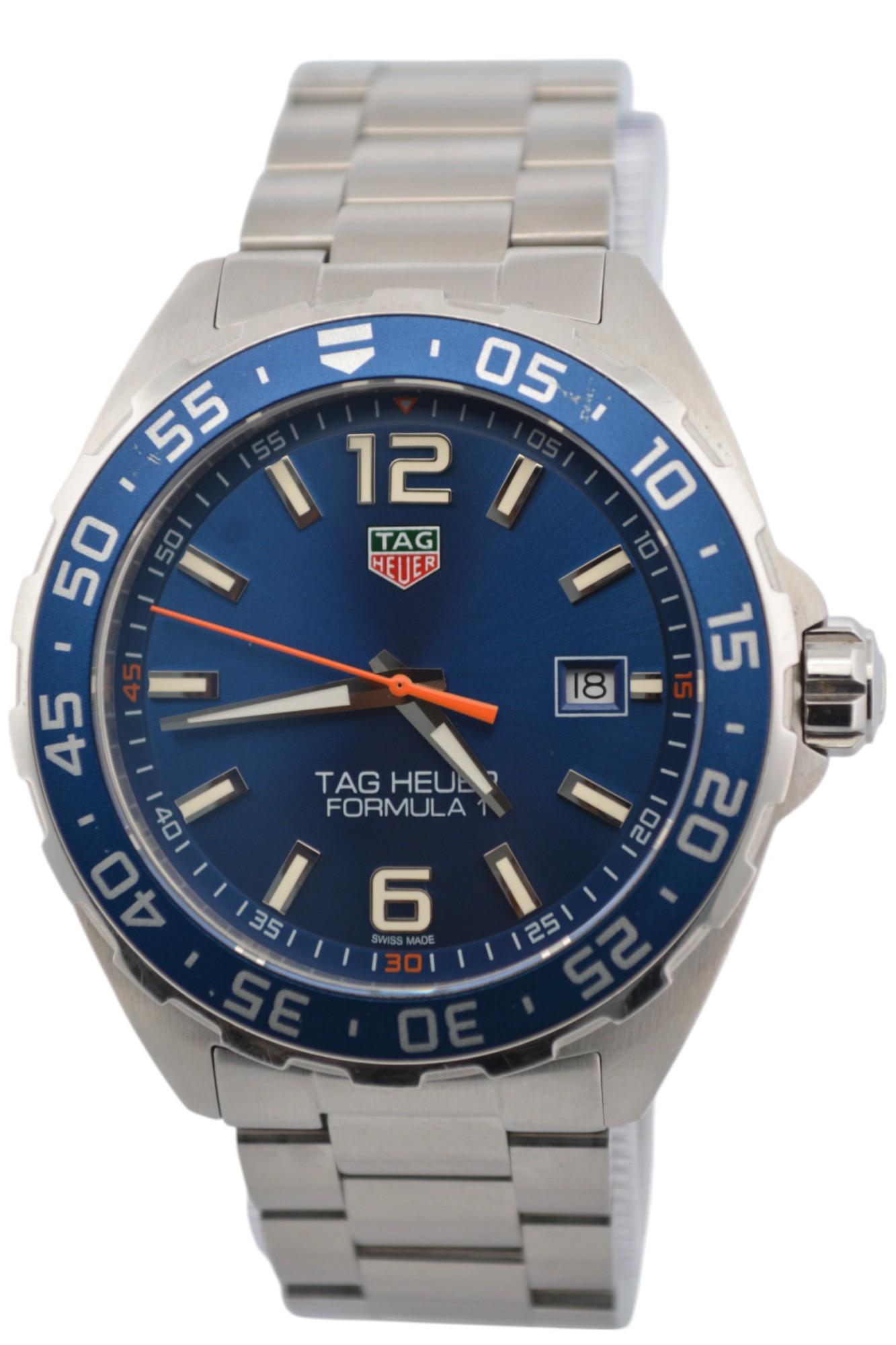 Tag Heuer Formula 1 Blue Dial 43 Stainless Steel Quartz Ref: WAZ1010 11
