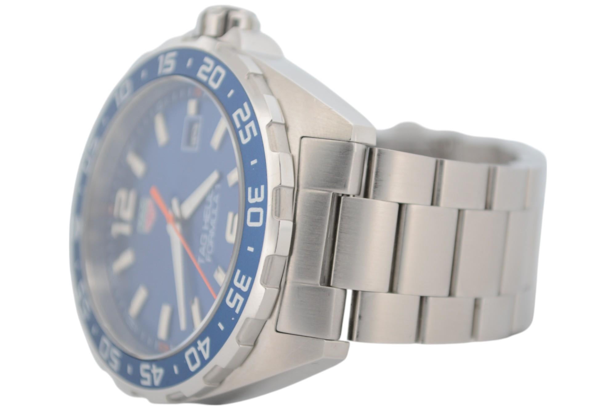Tag Heuer Formula 1 Blue Dial 43 Stainless Steel Quartz Ref: WAZ1010 1