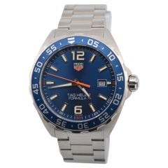 Tag Heuer Formula 1 Blue Dial 43 Stainless Steel Quartz Ref: WAZ1010