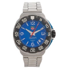 Used TAG Heuer Formula 1 Blue Ref WAC1112, Excellent Condition, Motorsport Influenced