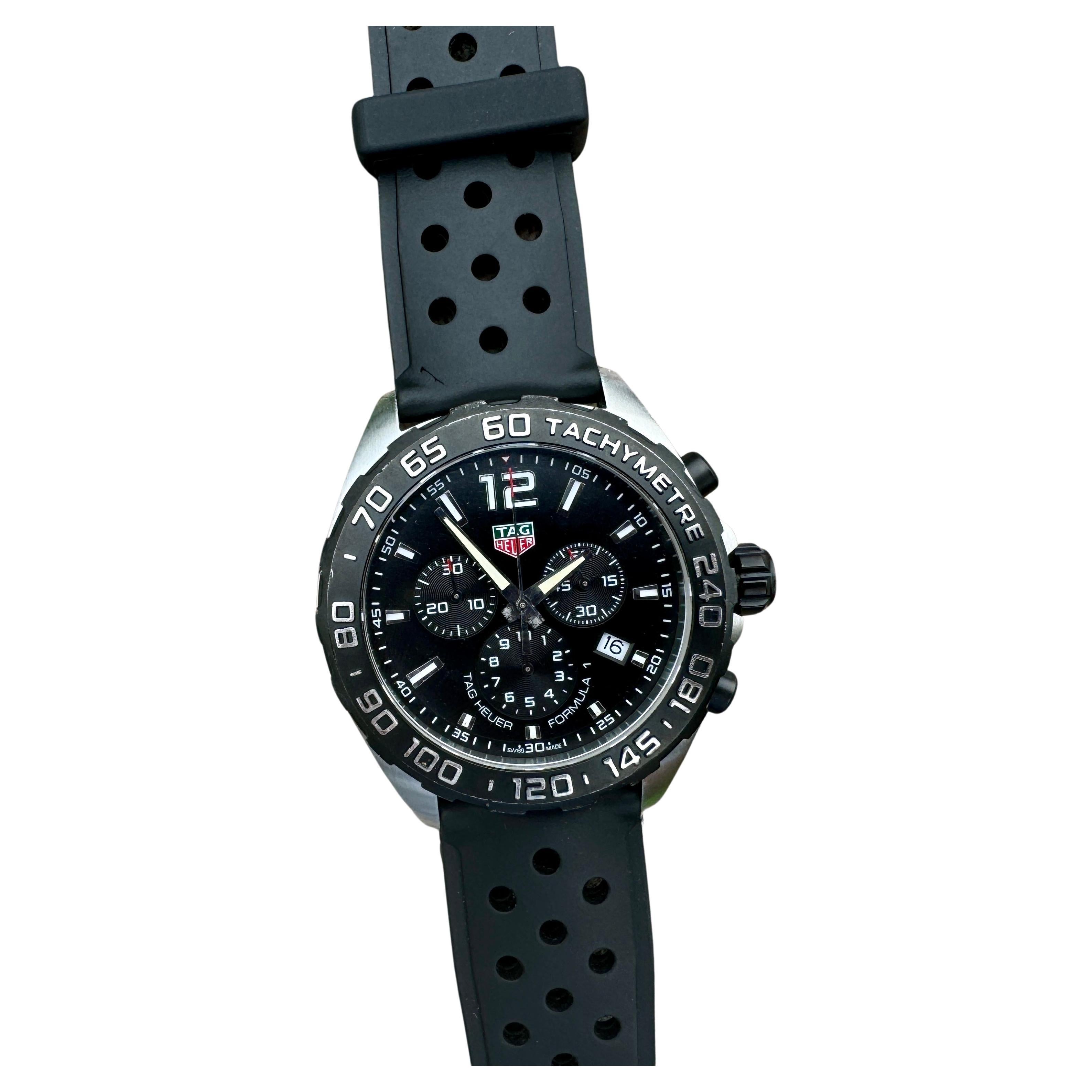 TAG Heuer Formula 1 Chronograph CAZ1010 43mm Stainless Steel Watch