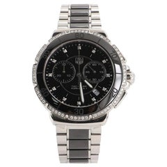 TAG Heuer Formula 1 Chronograph Quartz Watch Ceramic and Stainless Steel with Di