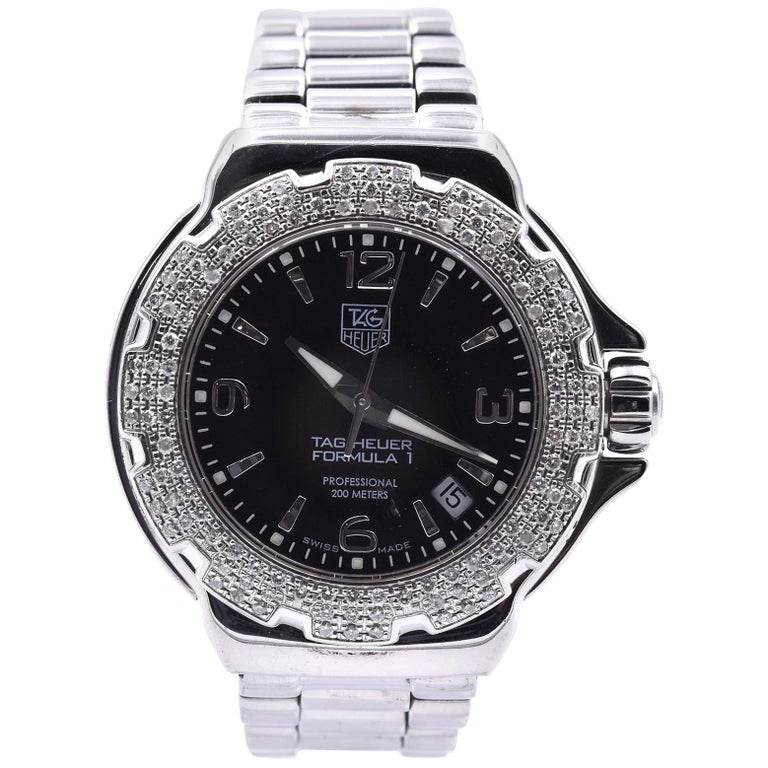tag formula 1 diamond watch