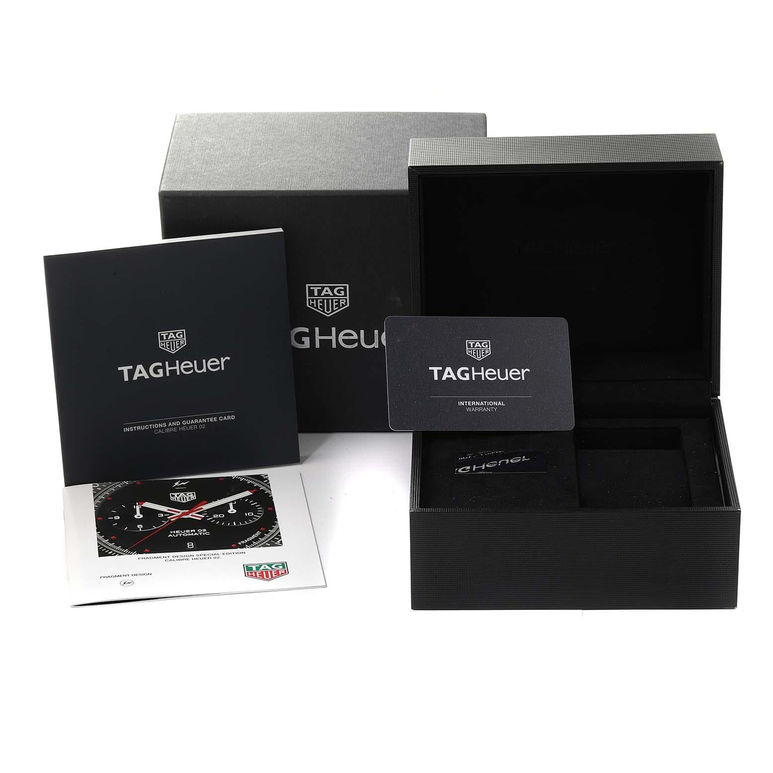 Tag Heuer Formula 1 Fragment Design Limited Edition Chronograph Steel Watch For Sale 2