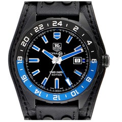 TAG Heuer Formula 1 GMT David Guetta Titanium PVD Batman Watch WAZ201A