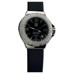 TAG Heuer Formula 1 Ladies WAC1214-0 35mm Stahl Diamant Lünette Box Booklet