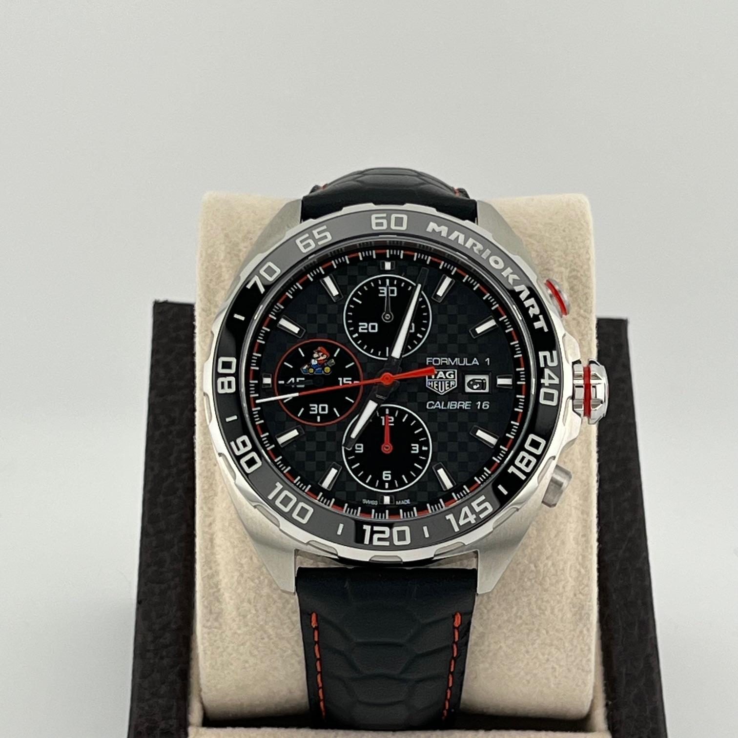 TAG Heuer Fórmula 1 Mario Kart Edición Limitada CAZ201E.FC6517 44mm Caja Papeles en venta 7