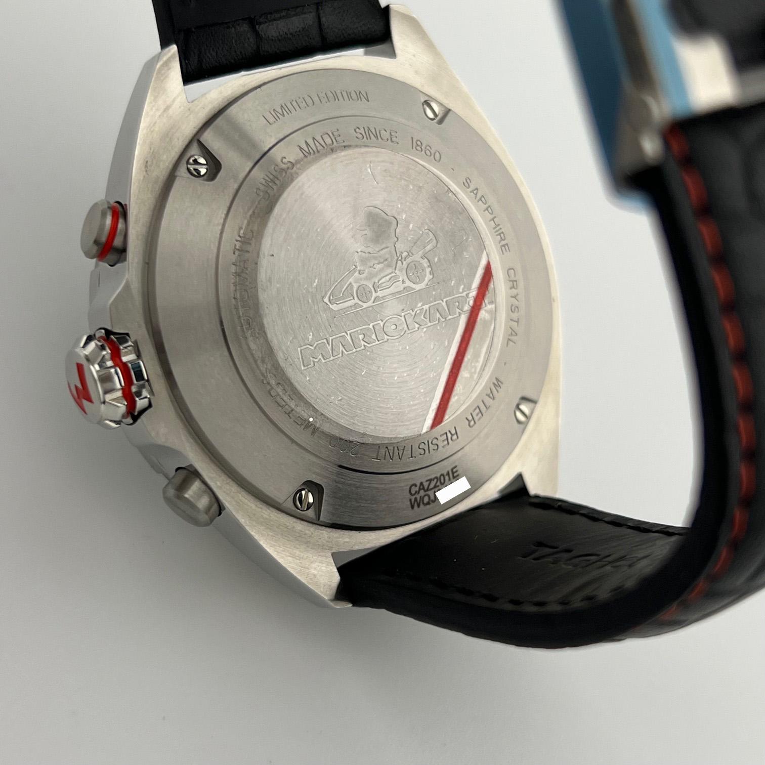 TAG Heuer Fórmula 1 Mario Kart Edición Limitada CAZ201E.FC6517 44mm Caja Papeles en venta 14