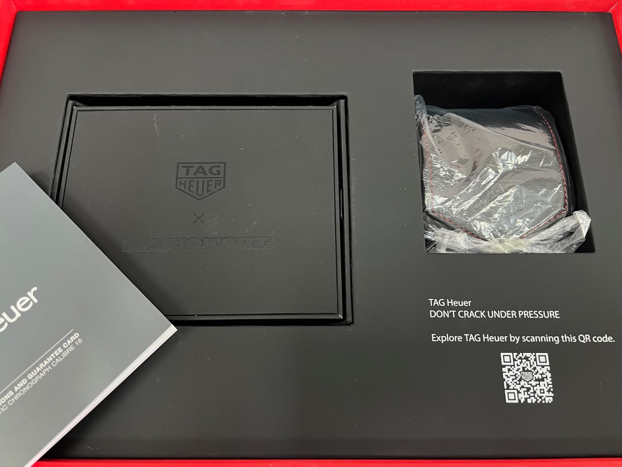 TAG Heuer Fórmula 1 Mario Kart Edición Limitada CAZ201E.FC6517 44mm Caja Papeles en venta 1