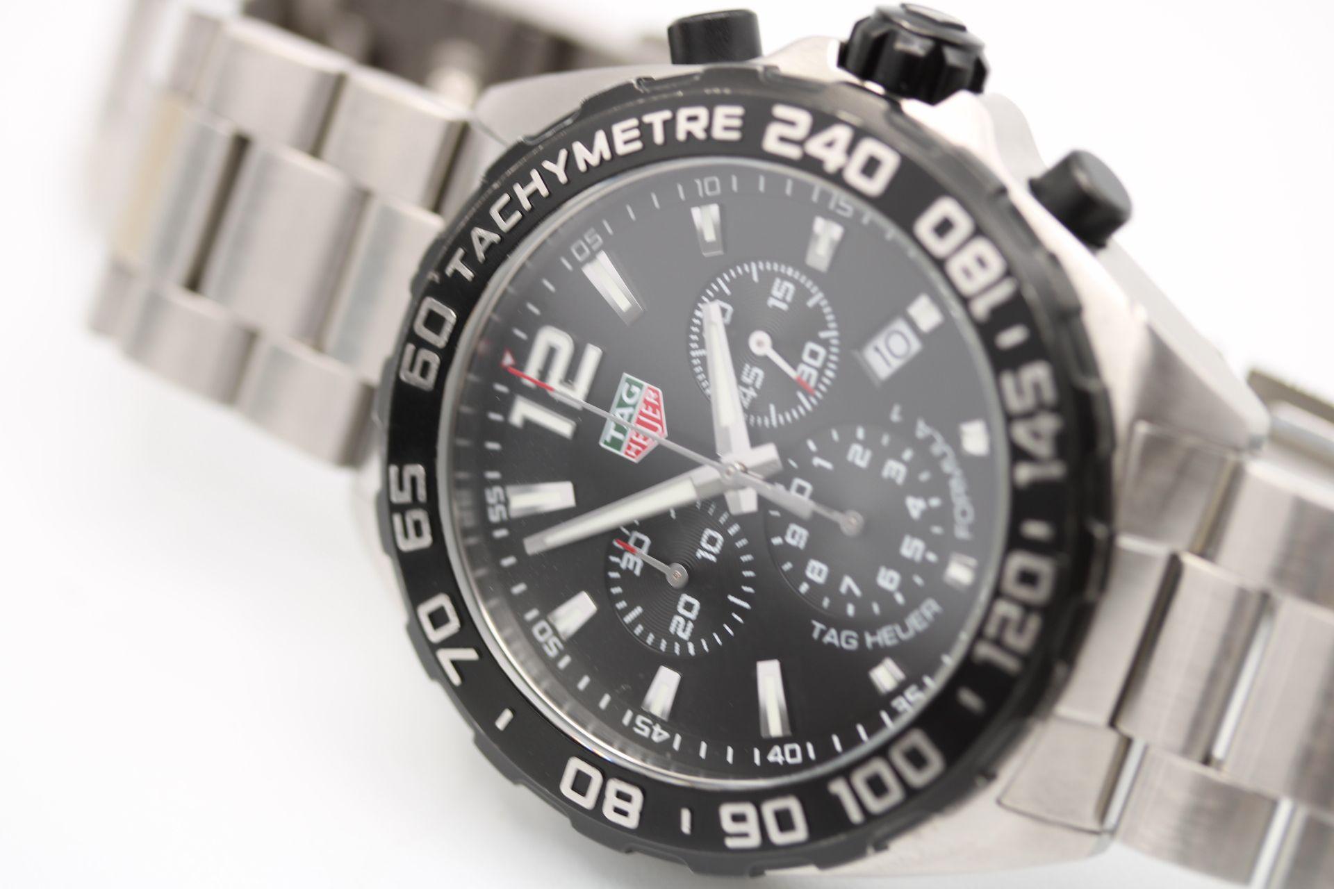 Watch: Tag Heuer Formula 1 CAZ1010 Full Set 2018
Stock Number: CHW5040
Price: £1,150.00

The signature Chronograph Formula 1 watch presented by Tag Heuer, model CAZ1010, is presented as complete full set dated April 2018 as well as in perfect
