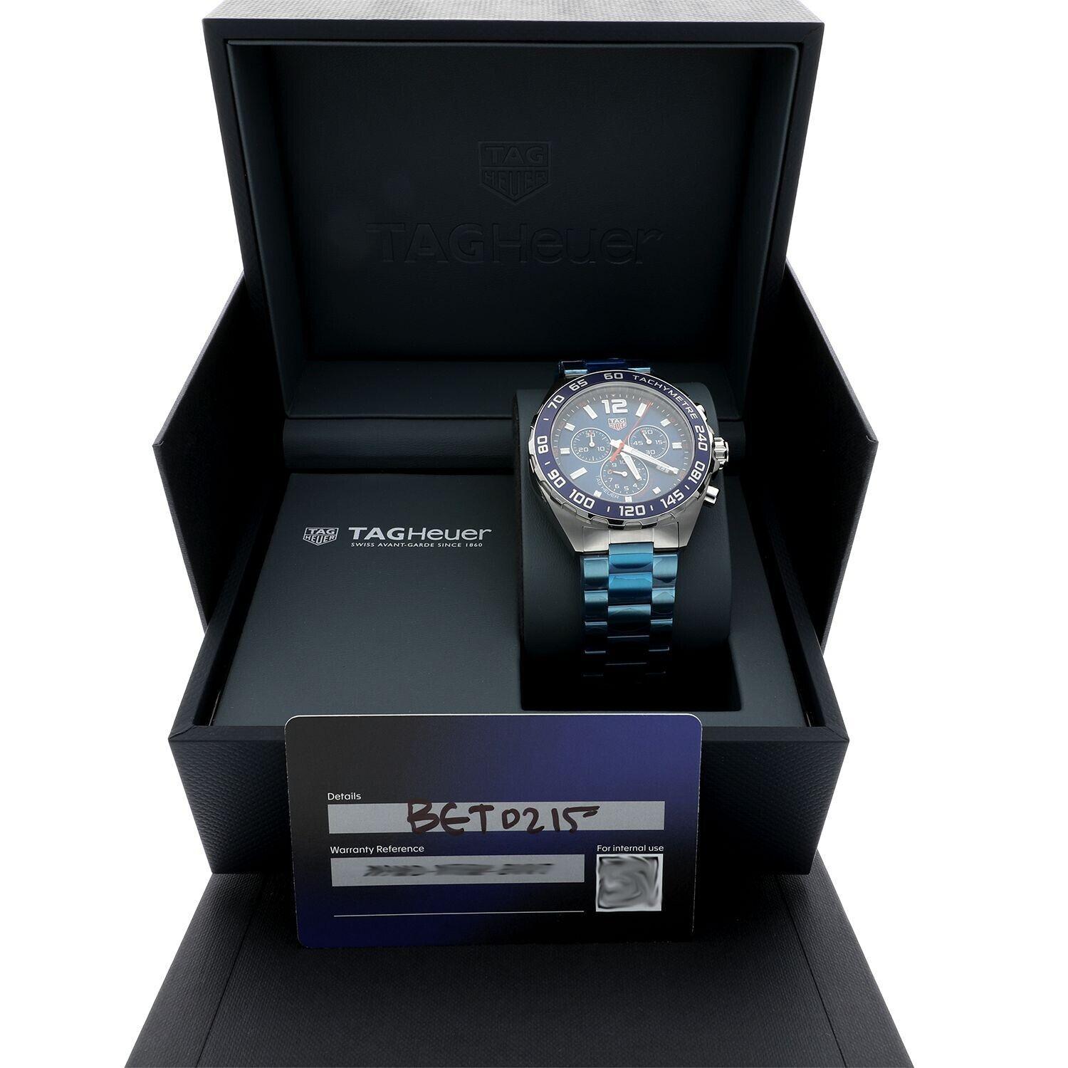 Montre Homme TAG Heuer Formula 1 Chronographe à quartz cadran bleu CAZ1014.BA0842 Neuf - En vente à New York, NY