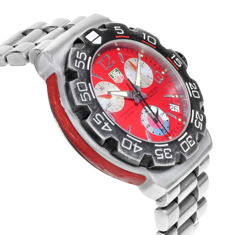 tag heuer formula 1 red face