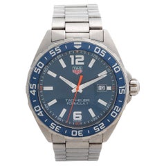 Tag Heuer Formula 1 ref WAZ1010, 43mm Stainless Steel Case, Blue Formula 1 Dial