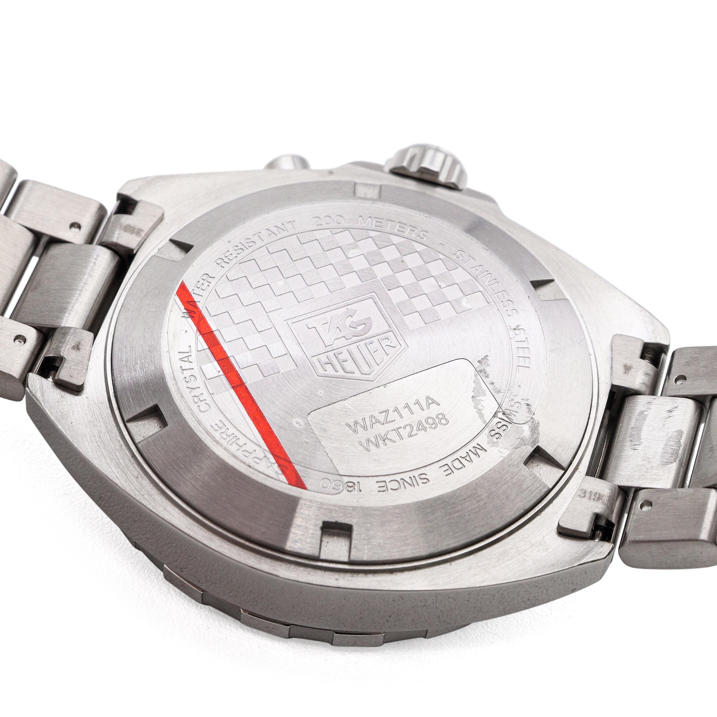 TAG Heuer Formula 1 Edelstahl Chronograph Quarz Herrenuhr Ref. WAZ111A im Angebot 2