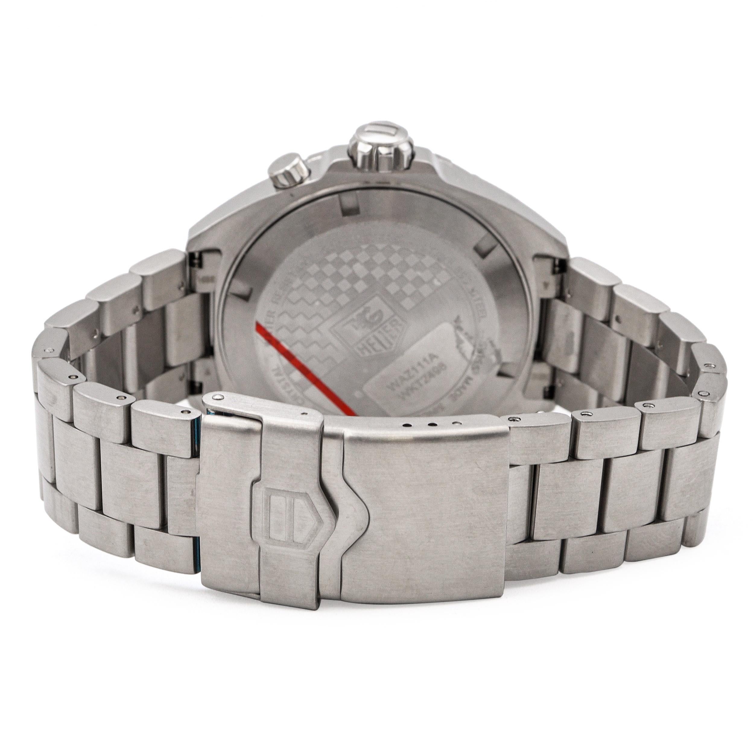 TAG Heuer Formula 1 Edelstahl Chronograph Quarz Herrenuhr Ref. WAZ111A im Angebot 3