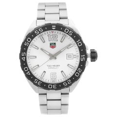 Used TAG Heuer Formula 1 Stainless Steel White Dial Quartz Mens Watch WAZ1111.BA0875