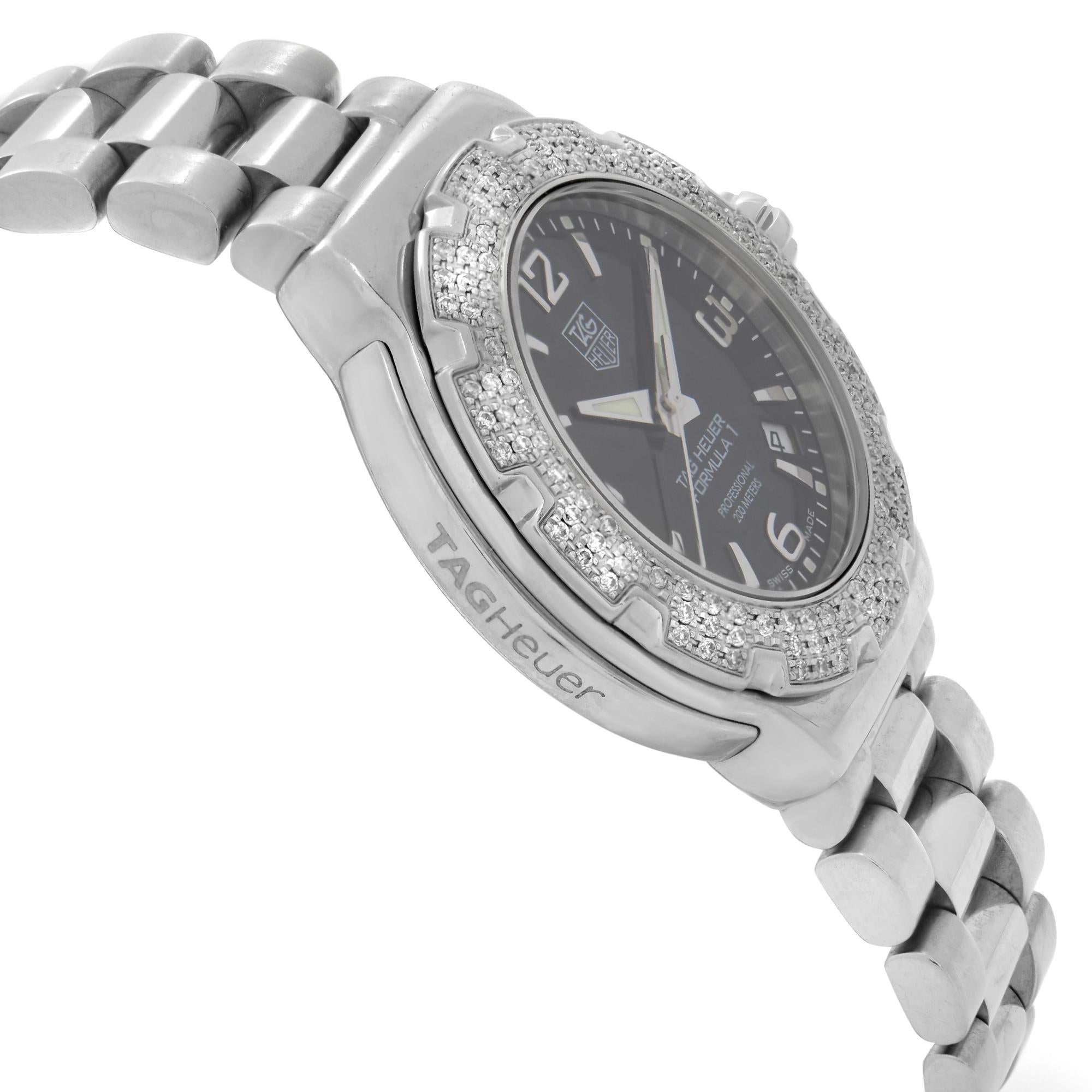 tag heuer formula 1 women's diamond watch price