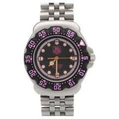 TAG Heuer Formula 1 WA1217S – 200m – Purple Accents – Vintage Quartz