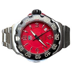 Used TAG Heuer Formula 1 WAC1113 Red Stainless Steel  