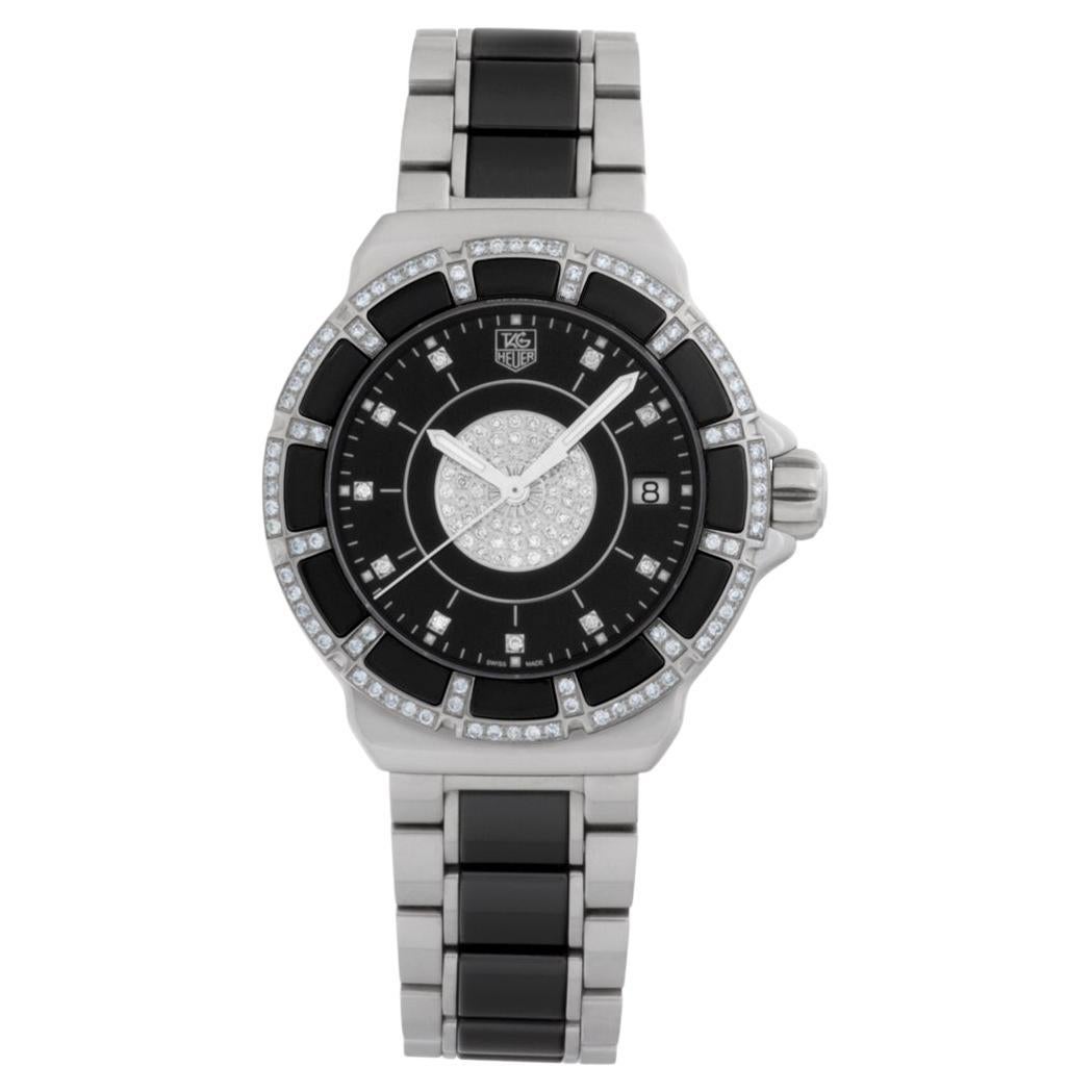 TAG Heuer Formula 1 WAH1219 Stainless Steel Black Dial Quartz Watch For Sale