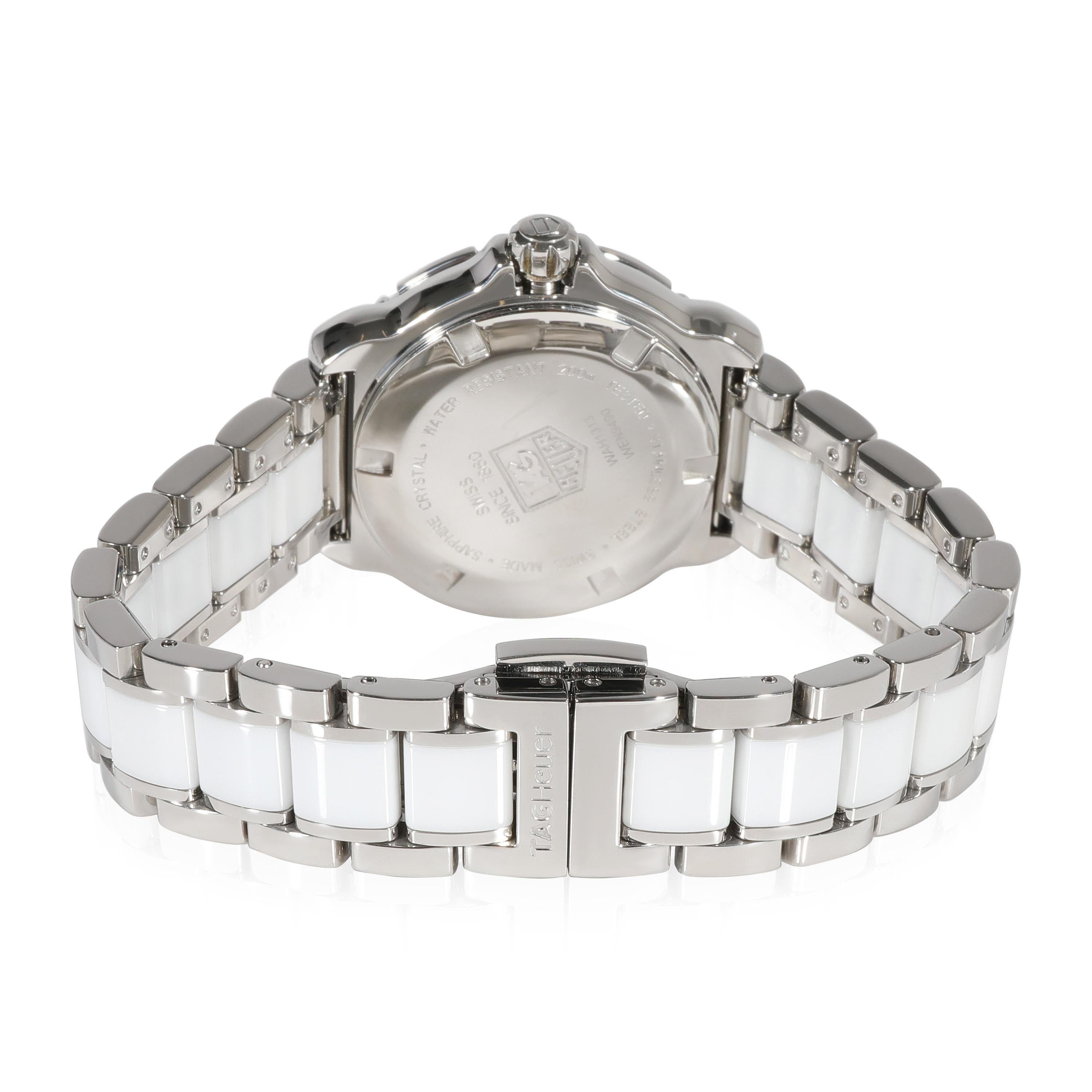 Tag Heuer Formula 1 WAH1313.BA0868 Women's Watch in  Stainless Steel/Ceramic

SKU: 119234

PRIMARY DETAILS
Brand: Tag Heuer
Model: Formula 1
Country of Origin: Switzerland
Movement Type: Quartz: Battery
Year of Manufacture: 2010-2019
Condition:
