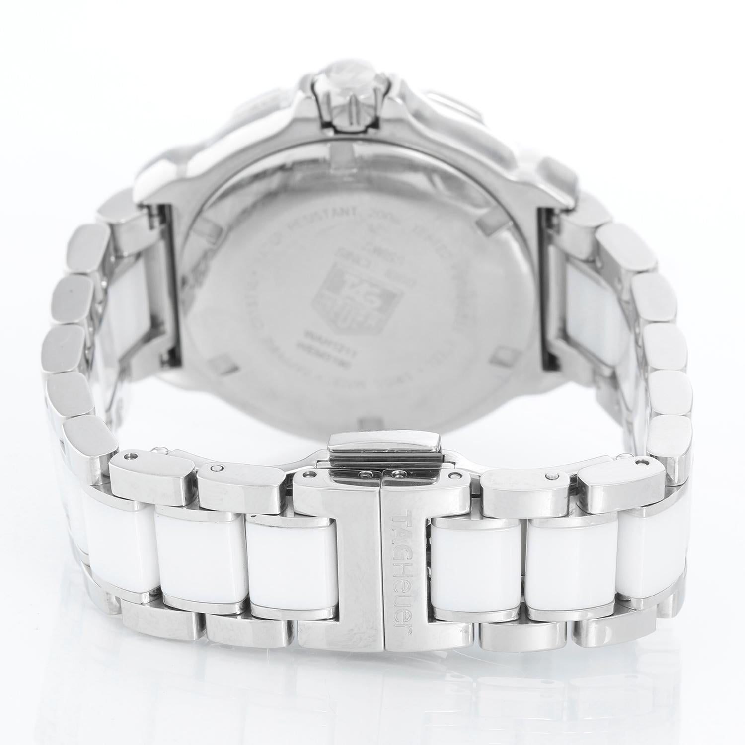 tag heuer formula 1 ladies white ceramic watch