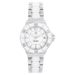 Tag Heuer Formula 1 Montre à quartz pour femmes en céramique blanche