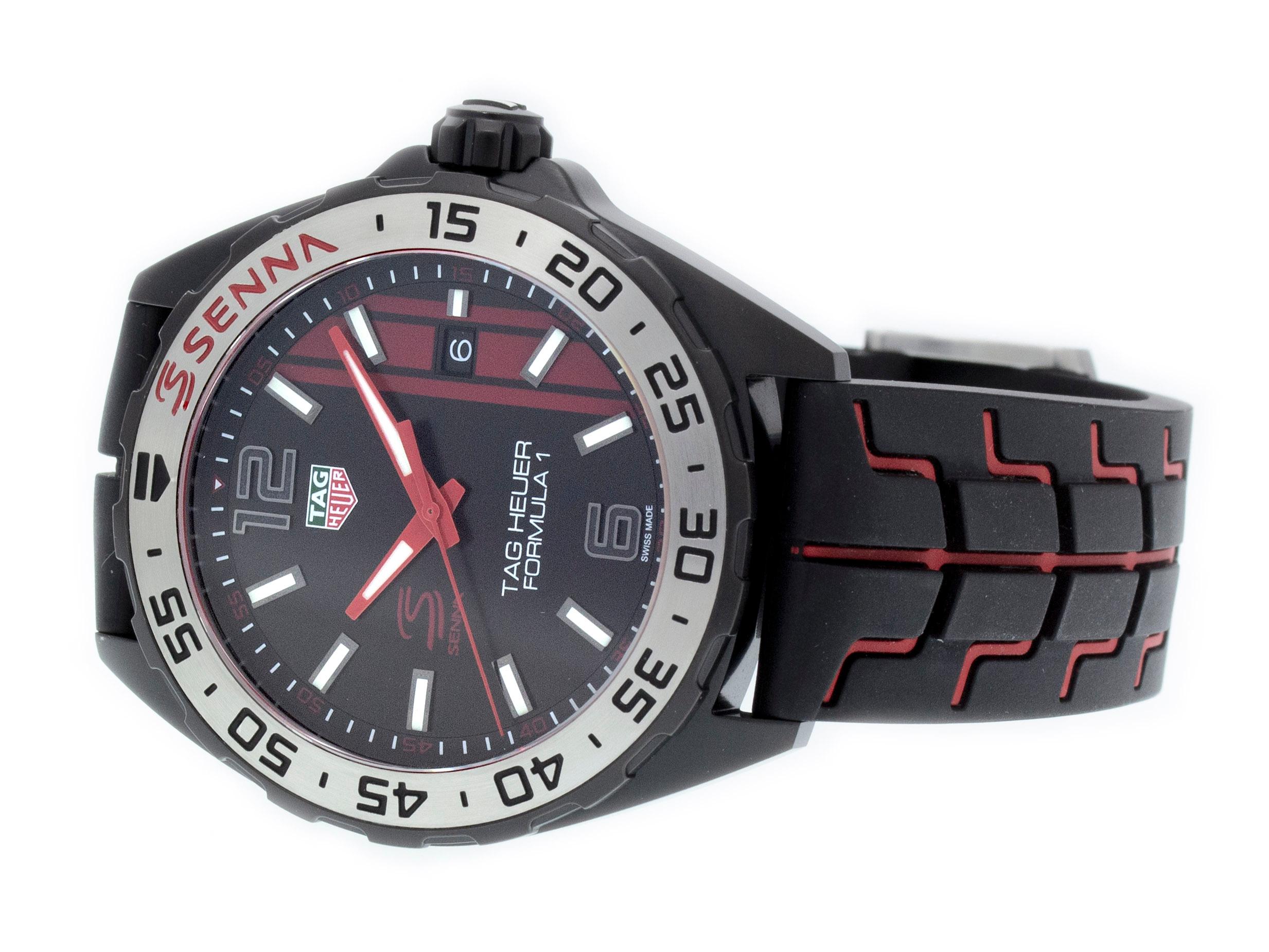 TAG Heuer Formula One 1 Senna WAZ1014.FT8027 In Excellent Condition In Willow Grove, PA