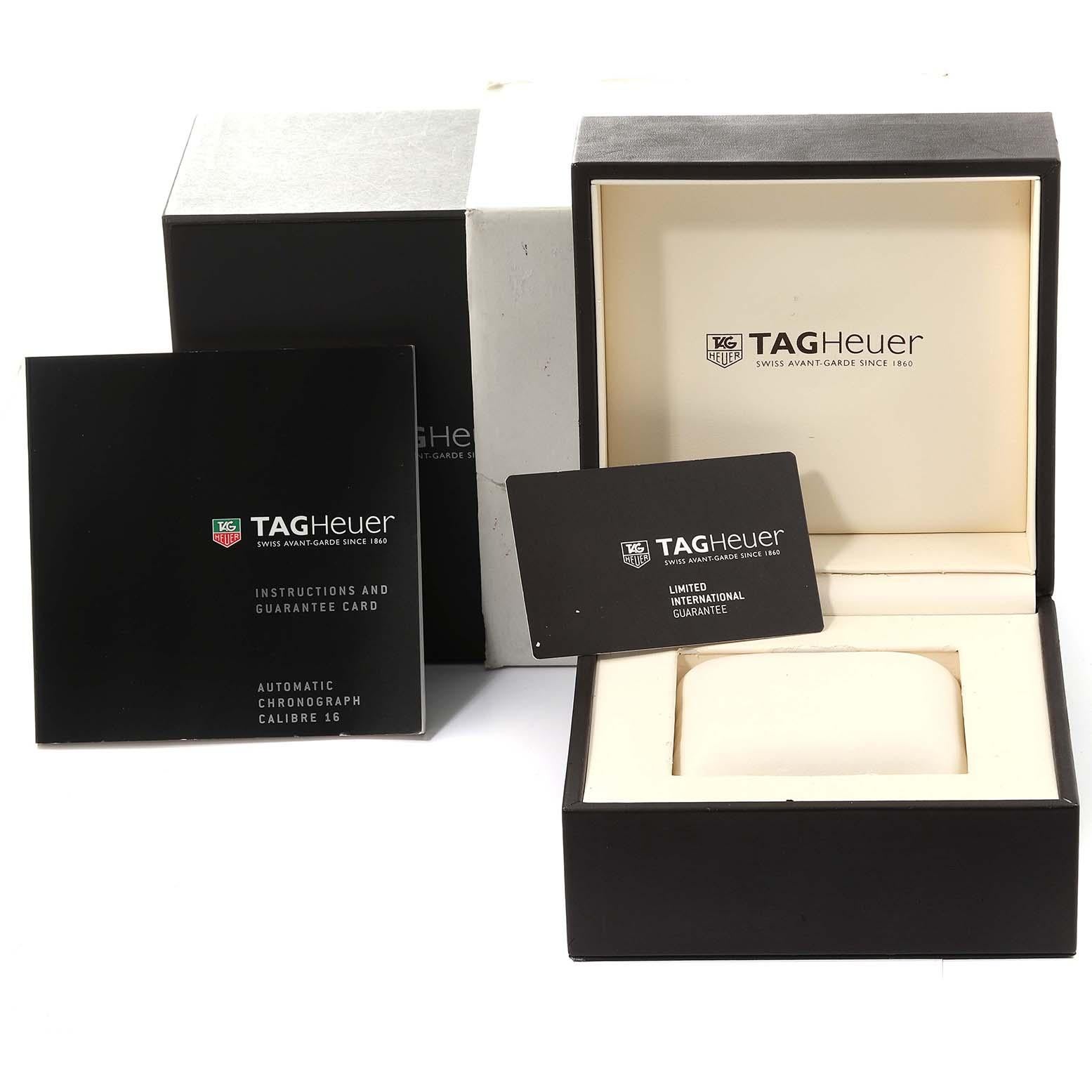 Tag Heuer Formula One Chronograph Titanium Mens Watch CAZ2011 Box Card For Sale 4