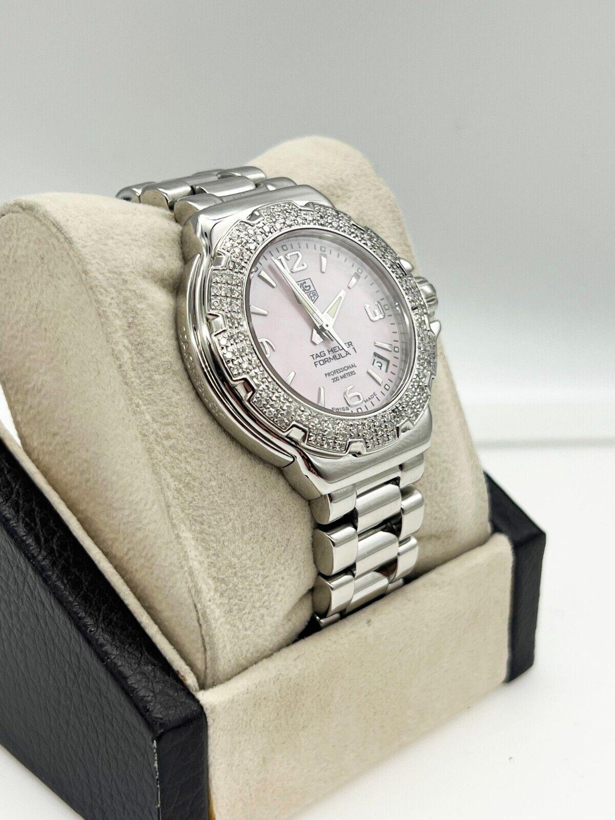 tag heuer women's pink face