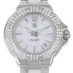 TAG Heuer Formula One Steel White Ceramic Quartz Ladies Watch WAH1215.BA0861