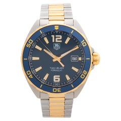 Montre-bracelet Forumla 1 Quartz Tag Heuer, WAZ1120, cadran / lunette bleu, année 2015.