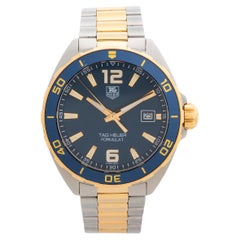 Tag Heuer Forumla 1 Quartz Wristwatch, WAZ1120, Blue Dial / Bezel, Year 2015.
