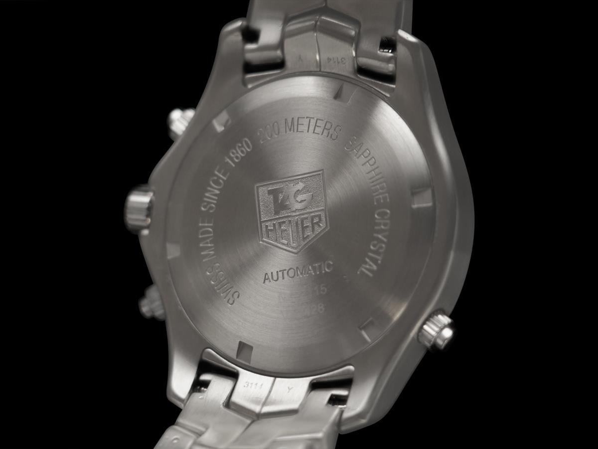TAG Heuer GMT Automatic Mens WJF2115 Watch - Stainless Steel For Sale 2