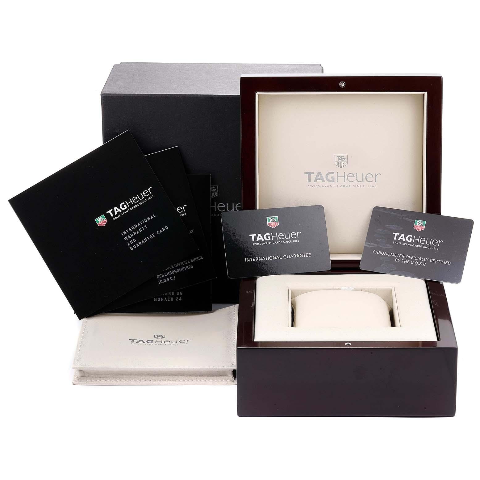 TAG Heuer Grand Carrera 36 RS Caliper PVD Titanium Watch CAV5185.FC6237 For Sale 4